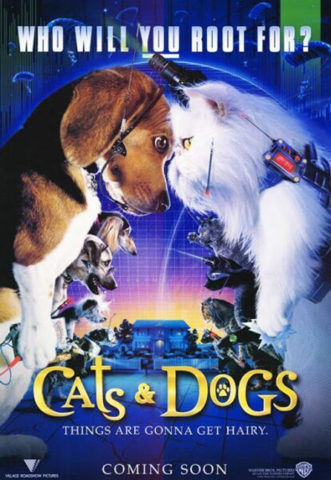 Kutyák és macskák, film plakát